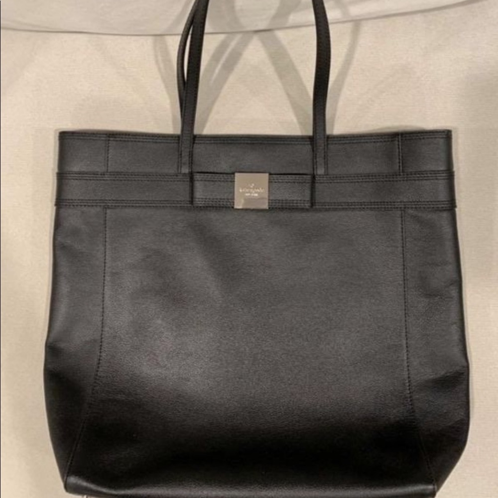 Kate Spade Black Leather Tote
